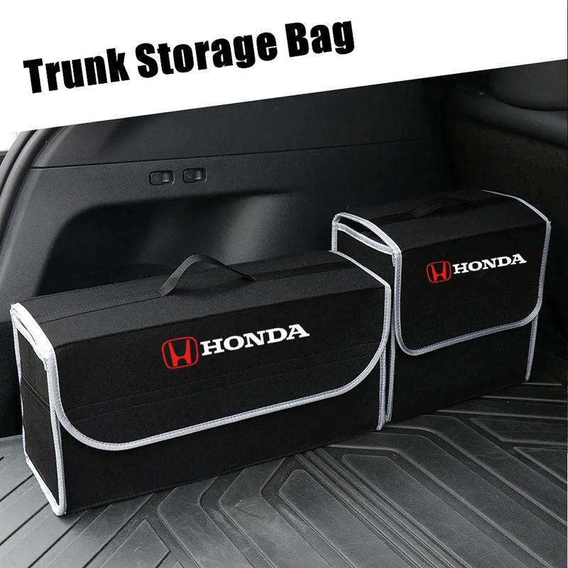 RFL2 Car Accessories Trunk Organizer Felt Cloth Folding Storage Bag For Honda civic accord fit jazz pilot CRV odyssey passport city