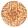 Woven Round Placemat Natural Rattan Braid Hot Insulation Placemat for Large Vessels Hot Dishes Pan Pot16cm   6.3in