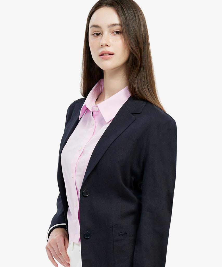 LACOSTE Women'S Linen Tailored Jacket Bf721E-56G 166