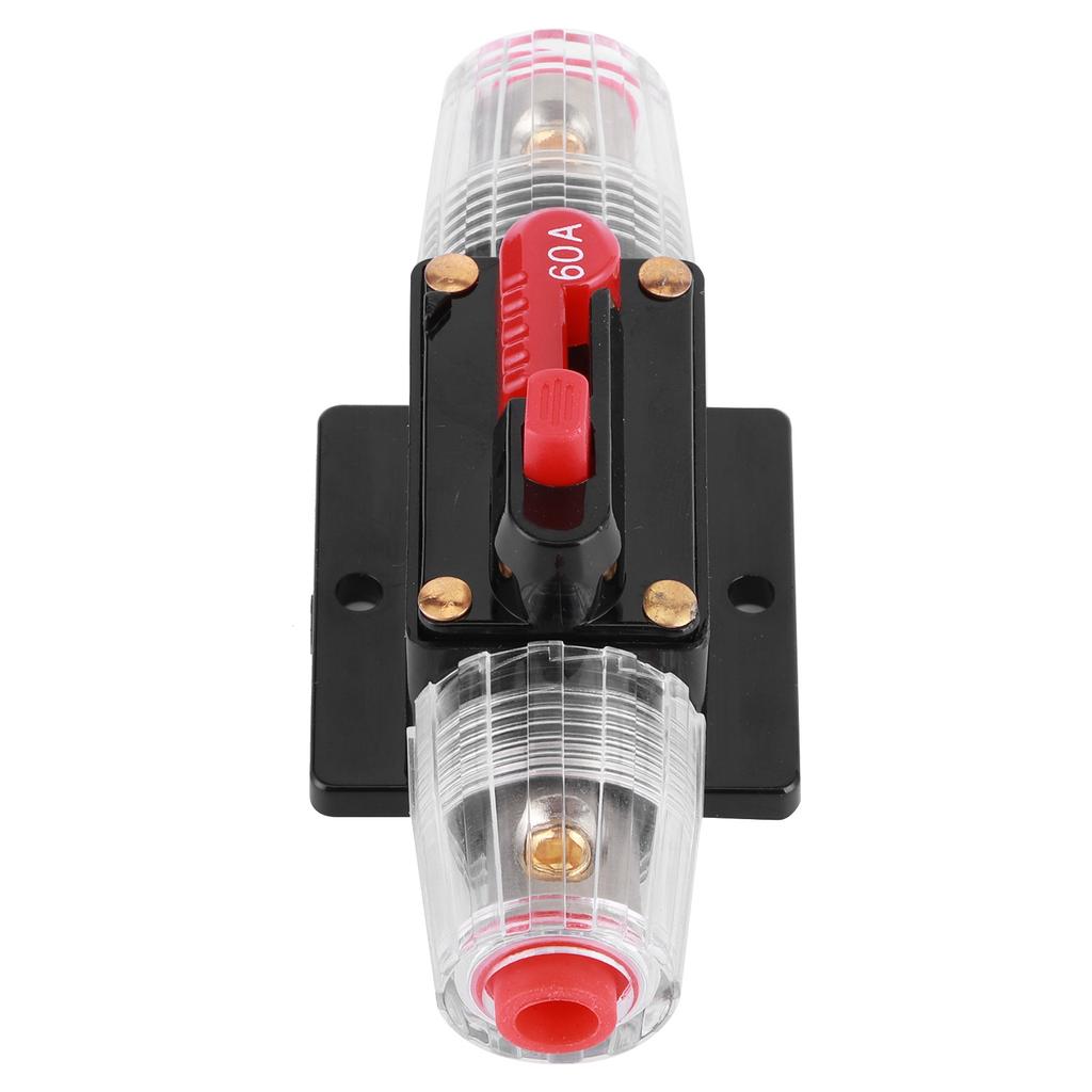 Автоматический предохранитель сброса Держатель переключателя Усилитель Автомобиль Грузовик Аудио Модификация 12В 60А