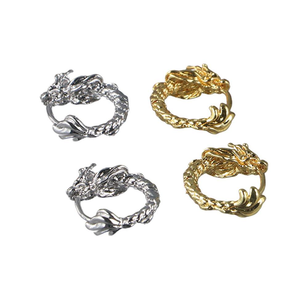Chinese Style Zodiac Dragon Earrings Studs Jewelry Chinese Dragon Earrings Lunar New Year