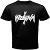 Кеша Музыкальная Футболка Графический Топ Футболка Camiseta С Коротким Рукавом Мужская Футболка Черный