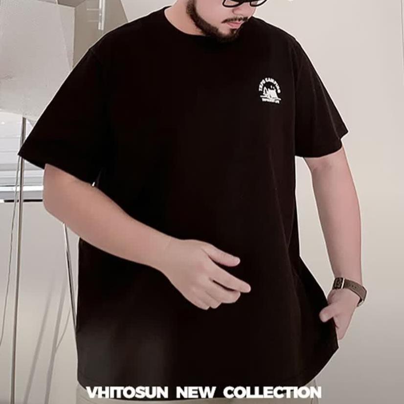 Printed Heavyweight Soft Athletic Casual Peplum Stretch Fit Wrinkle Loose Men's Fashion Short Sleeve Top Comfortable T Shirt