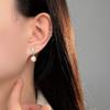 Light Luxury Water Drop Pearl Earrings for Women with High-end Exquisite Temperament and Versatile Commuting Earrings
