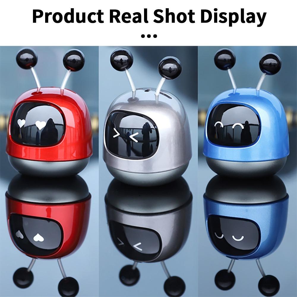 Мини-робот, автомобильный освежитель воздуха, парфюмерный ароматизатор, вентиляция, авто креативный вентиляционный зажим, ароматерапевтический дезодорант, салон автомобиля