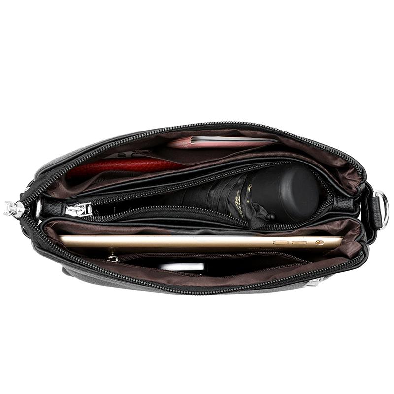 Женская маленькая квадратная сумка через плечо из мягкой кожи, сумка через плечо для мамы