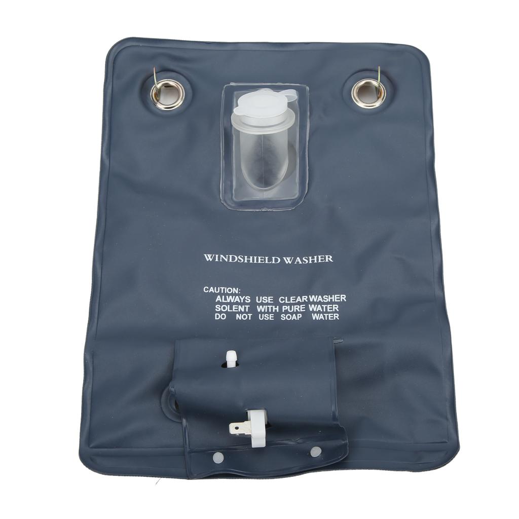 Windshield Washer Kit Easy Replaceable Convenient Practical Washer Bag Kit Cleaning Tools with Pump for 12V Car