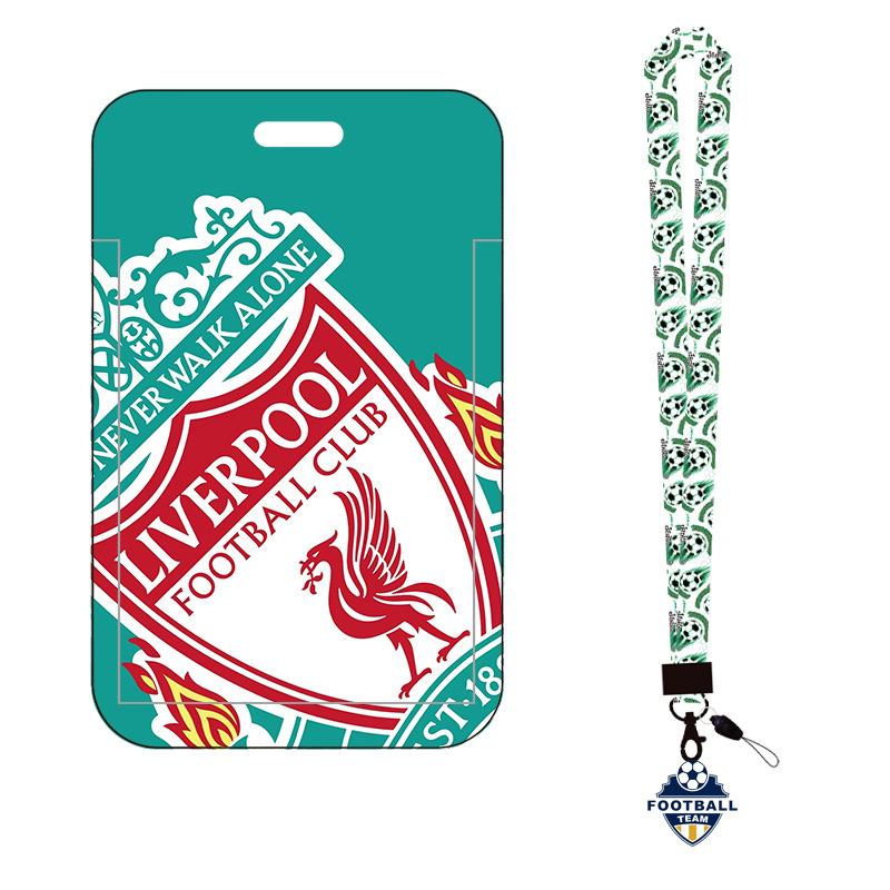 Work Permit Bank Card Card Sleeve with Lanyard Exhibition Work Card Badge