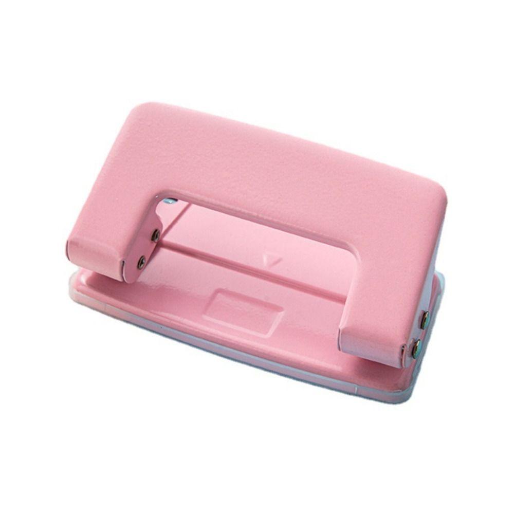 Macaron Color Paper Punch Tool Manual Round Hole Puncher New 2-Hole Puncher