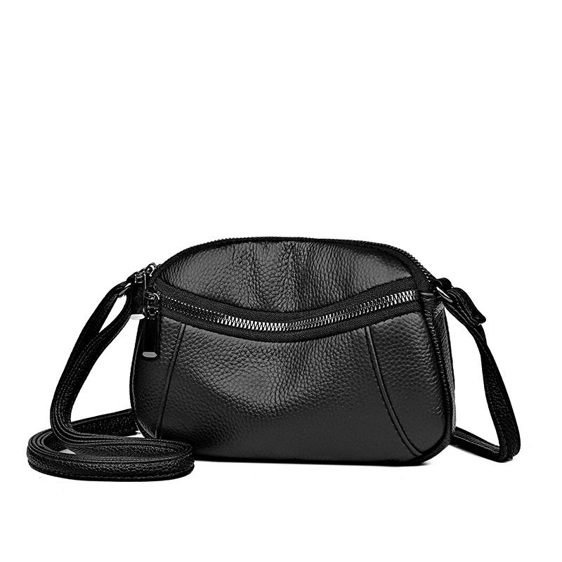 Leather Fashion Women'S Bag Crossbody Bag Female Middle-Aged Mother Small Mobile Phone Bag Shoulder Small Bag