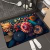 3D визуальный трехмерный цветочный коврик для пола для ванной комнаты, водопоглощающий противоскользящий коврик для ног, коврик для ванной комнаты