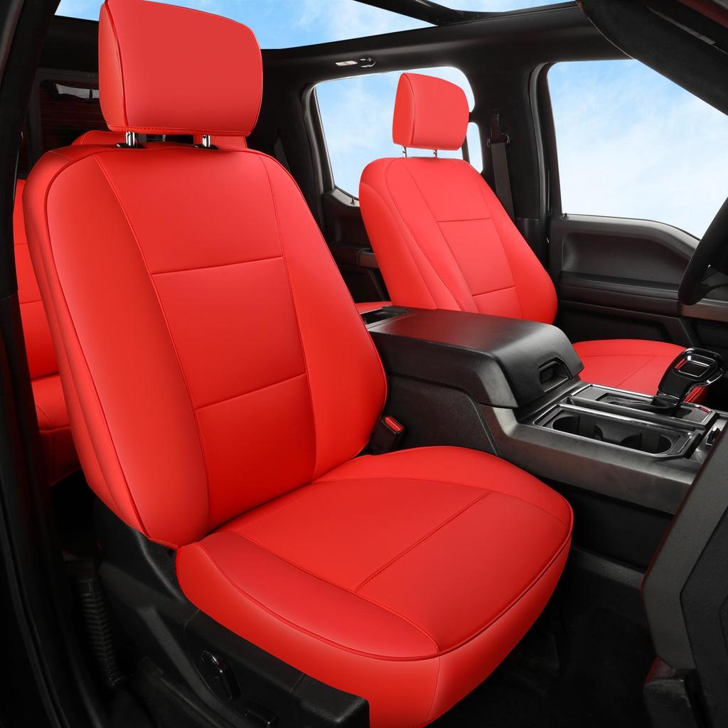 Ford Raptor F150 Leather All-Season Seat Cover, Fully Wrapped, Vehicle-Specific Cushion