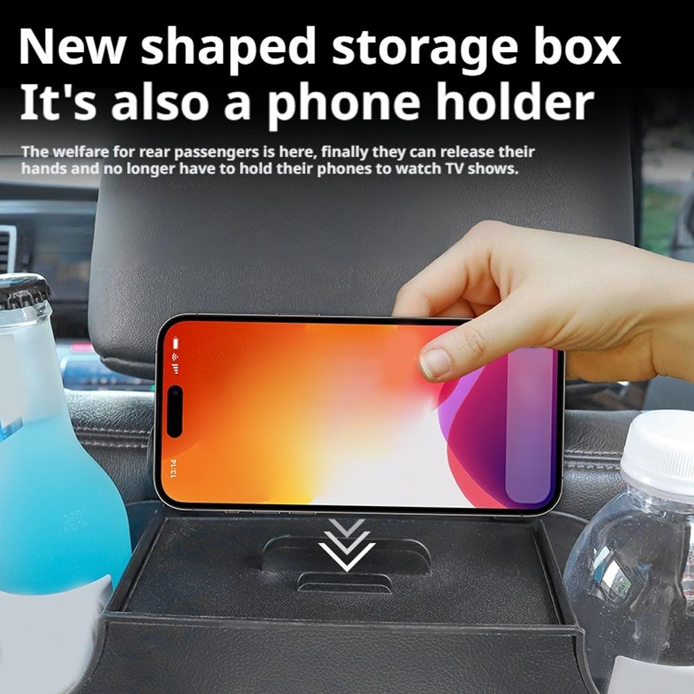 Многофункциональный ящик для хранения на заднем сиденье автомобиля, многокарманные аксессуары, держатели для внутренних коробок, багажник A Y1U5
