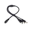 Triple Split 5.5*2.1 DC Power Cord: Female To Three Male, All-Copper