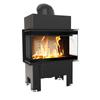Steel fireplace KRATKI NBC 680/280 left right 7 kW Ø 160