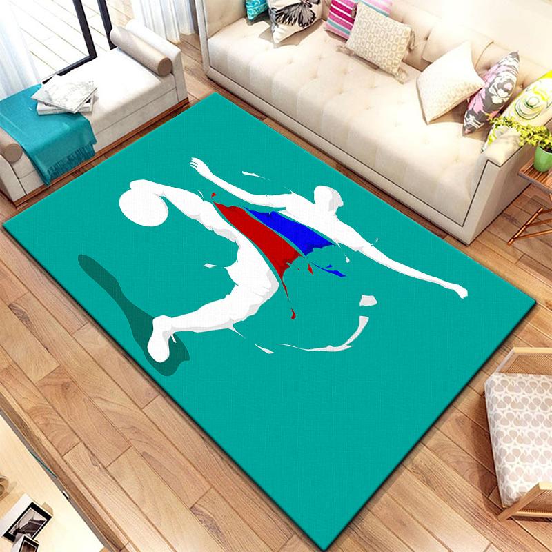 Ковер с изображением футбола, ковер для футбольного поля, украшение для гостиной, коврики для спальни, ковер для гостиной, домашний коврик для входной двери, детский коврик