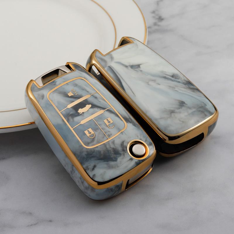 TPU Protective Car Key Fob Cover Shell Buick Chevrolet Cruze Vauxhall Mokka Encore Blazer Model Suitable Key Accessories