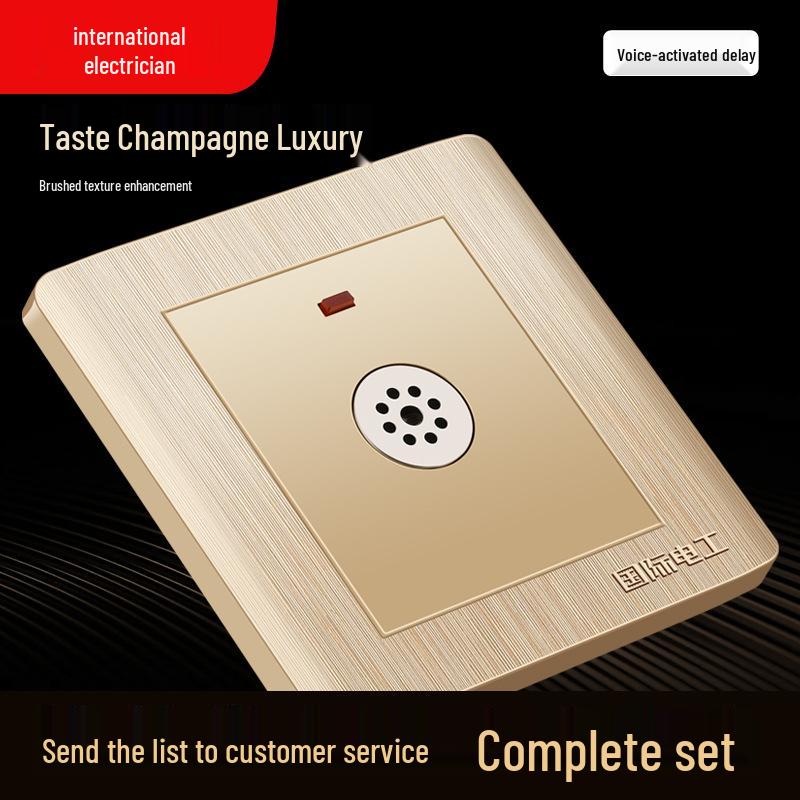 Встраиваемая настенная панель выключателя и розетки типа 86 с USB и многоконтактными силовыми розетками