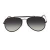 Солнцезащитные очки-бомберы RayBan с логотипом-надписью из нержавеющей стали, унисекс, парные, черные