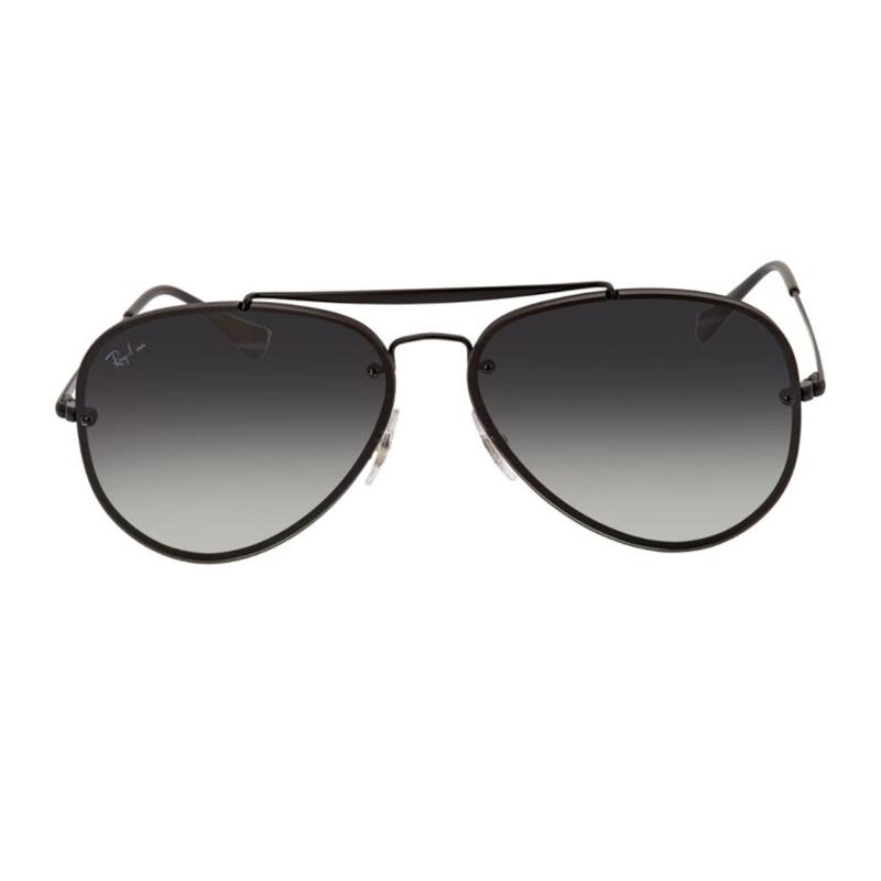 Солнцезащитные очки-бомберы RayBan с логотипом-надписью из нержавеющей стали, унисекс, парные, черные