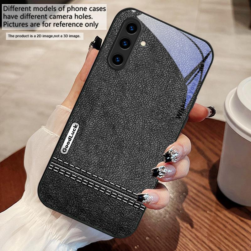 Желто-зеленая прострочка Для Samsung M02 12 Note 8 9 10 20 A 01 A02 A03 Core 04 05 06 10 12 13 14 15 A16 стекло Ультра чехол для телефона