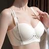 Seamless Letter Printing Bra No Steel Ring Bra Women's Comfortable Gathered Bra Sexy Adjustable Underwear