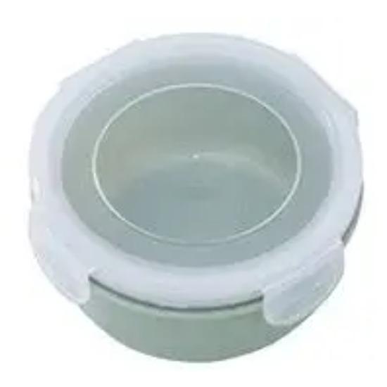 Mini Size Home Round Plastic Refrigerator Crisper Kitchen Food Storage Sealed Box Lunch Grains Tank Sorting Container