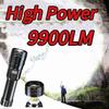 9900LM High Power Flashlight Display Battery Level Rechargeable Torch Waterproof Flash Light Outdoor Lamp Hiking Lantern Torch Light