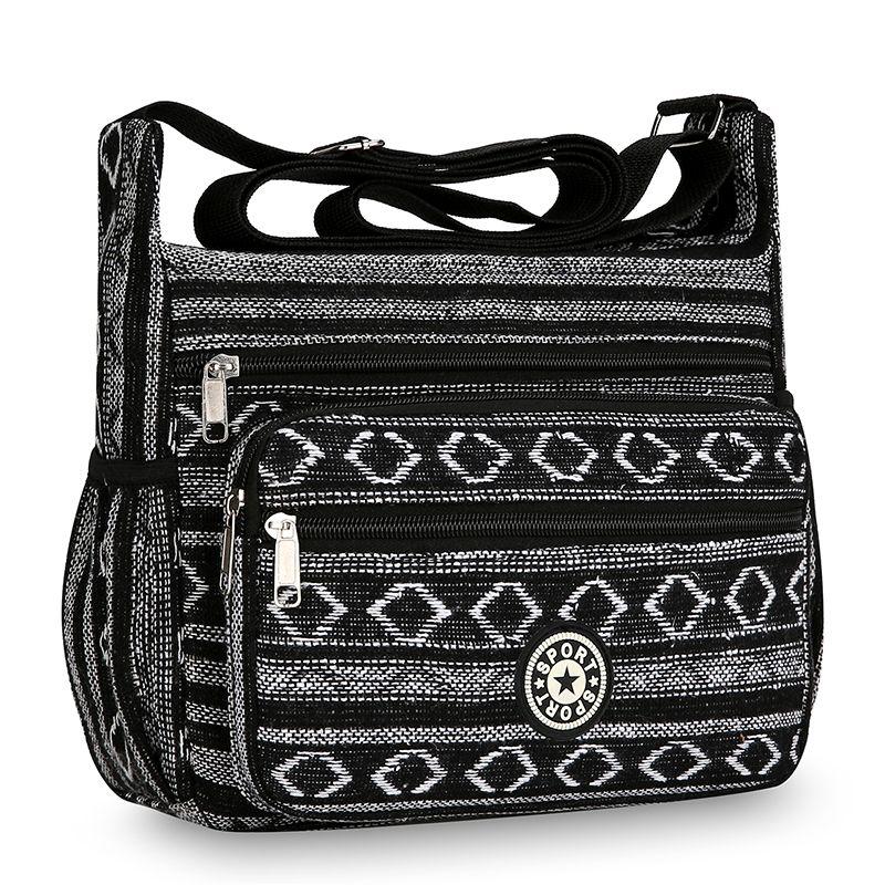 Сумка через плечо Большая вместительная сумка для мамы из ткани Оксфорд Легкая повседневная женская сумка Сумка для мобильного телефона Холщовая сумка