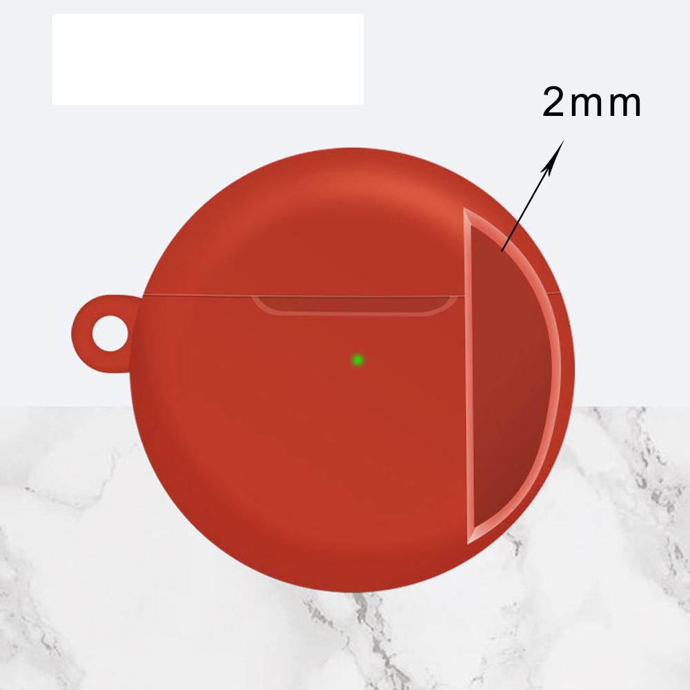with Keychain Anti-fall Protective Cover Soft Silicone Case Shockproof Sleeve Earphones Pouch