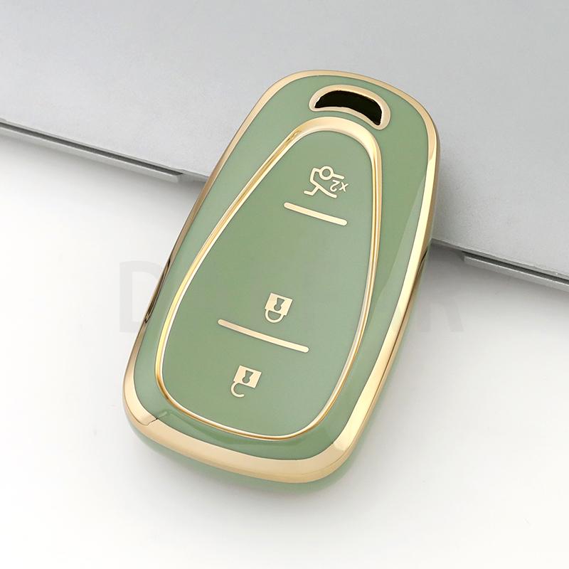 AABHK1 3 Buttons TPU Car Remote Key Case Cover for Chevrolet Onix Turbo Cruze Orlando Trax Tracker Trailblazer Equinox Malibu Bolt