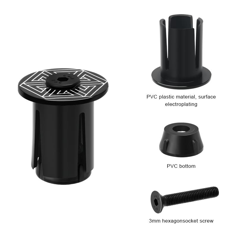 Заглушки для руля велосипеда, расширяющиеся, регулируемые, фиксирующие, пластиковые заглушки для руля, для шоссейного велоспорта, горного велосипеда, заглушки для ручек