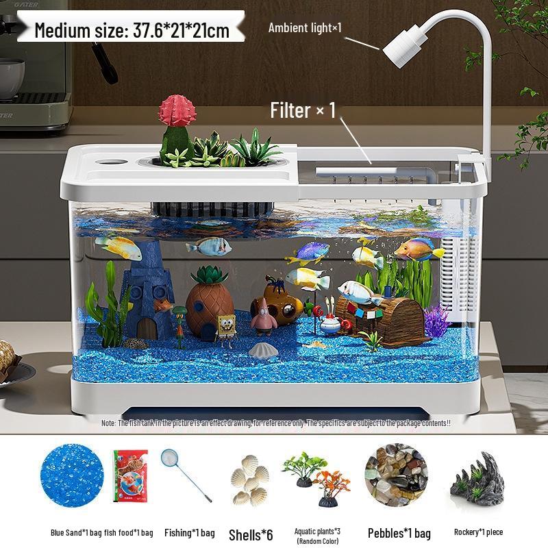 АКВАРИУМ ДЛЯ РЫБОК SEE KEAN Настольный с Фильтром и Аэрацией