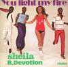 7-дюймовая пластинка SHEILA B. DEVOTION You Light My Fire EMI2828 Carrere 1978 Великобритания SoulFunk Б/у