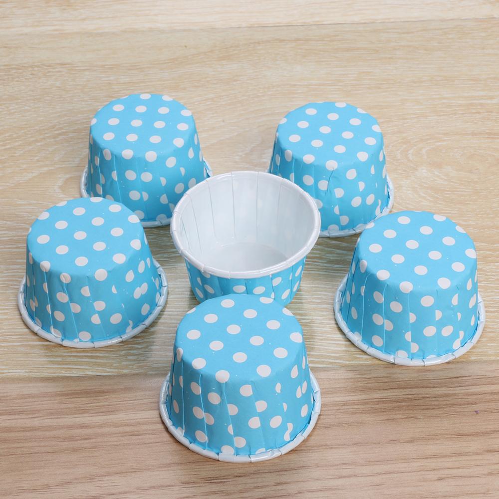 100PCS New Grease-proof Bakeware Muffin Cup Pan Case Paper Baking Wrapper Cupcake Liner