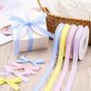 10mm Decorative Webbing Tape Knit Material Ribbon Gift Wrapping Ribbon Handmade Bow Ribbon Knit Checkered Ribbon Ribbon 4.5m