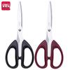 Deli Rustproof Black Blade Large Scissors, Stainless Steel Safety Scissors for Office and Household Paper Cutting
