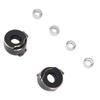 2 Pcs Brass Steering Knuckle Fit for SCX30 1 30 RC Crawler RC Brass Weights Steering Knuckle Electrophoresis Upgrade