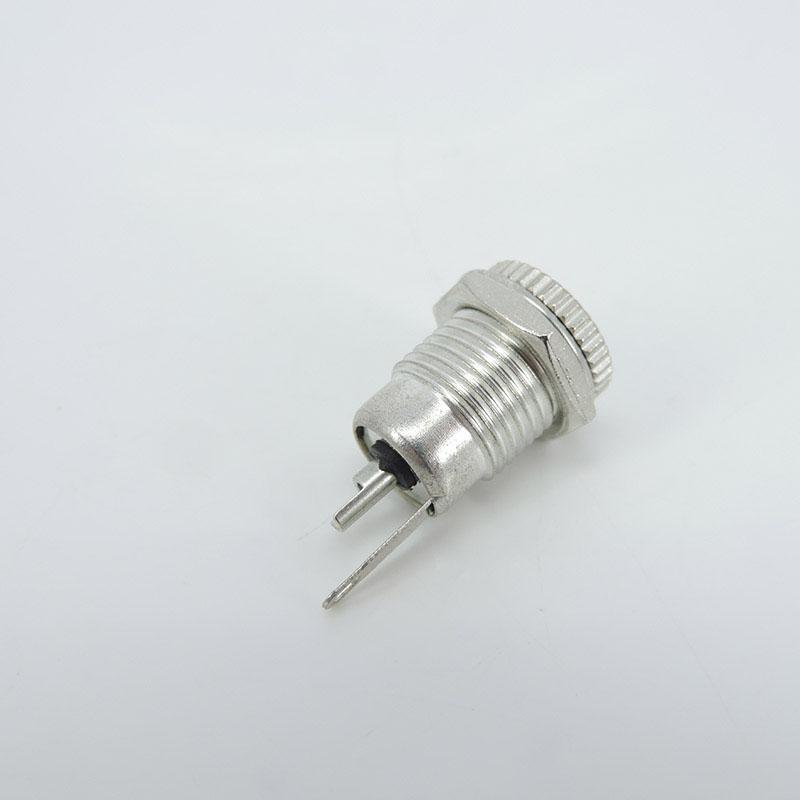 DC099 DC Power Jack Socket Female Panel Mount Connector Metal 5.5 mm x 2.1mm DC-099 Open Hole 11MM 5.5*2.1 5.5*2.5