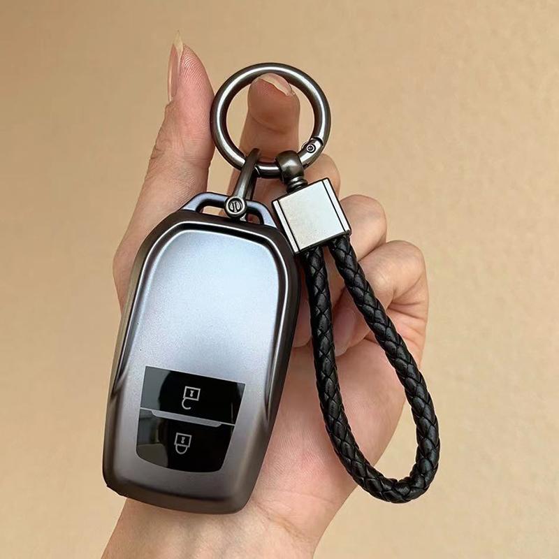 ТПУ Чехол-оболочка для автомобильного ключа Брелок Для Toyota Chr Hilux Fortuner Land Cruiser 200 Camry Corolla Crown Rav4 Highland Брелок