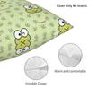 Custom Sanrio Keroppi Cartoon Pillow Case Home Decoration Anime Frog Kawaii Luxury Cushion Cover Velvet Pillowcase