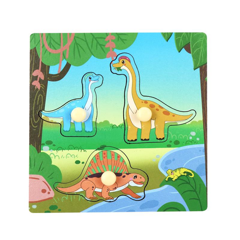 3D-пазл-доска с животными – Деревянная развивающая игрушка-конструктор для детей от 6 лет