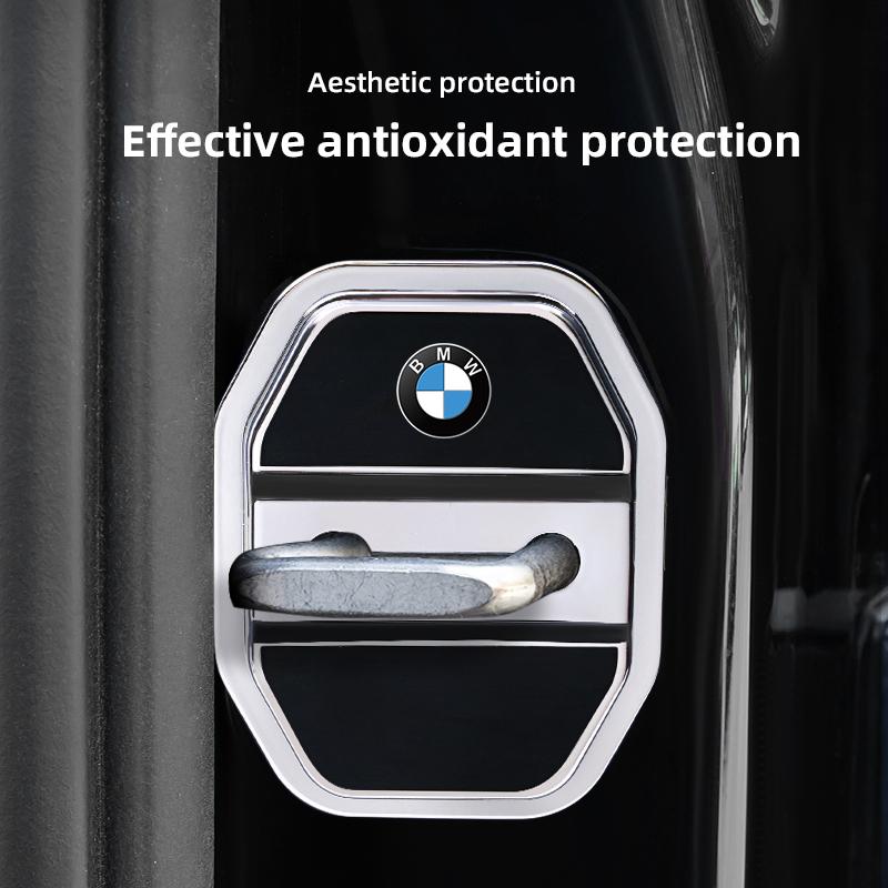 FA3-4Pcs TPU Car Door Lock Cap Silicone Protector Cover For BMW X1 X2 X3 X5 X4 X6 X7 G30 G20 G32 G11 G12 F40 F30 F20 F10 F34 F07 F44