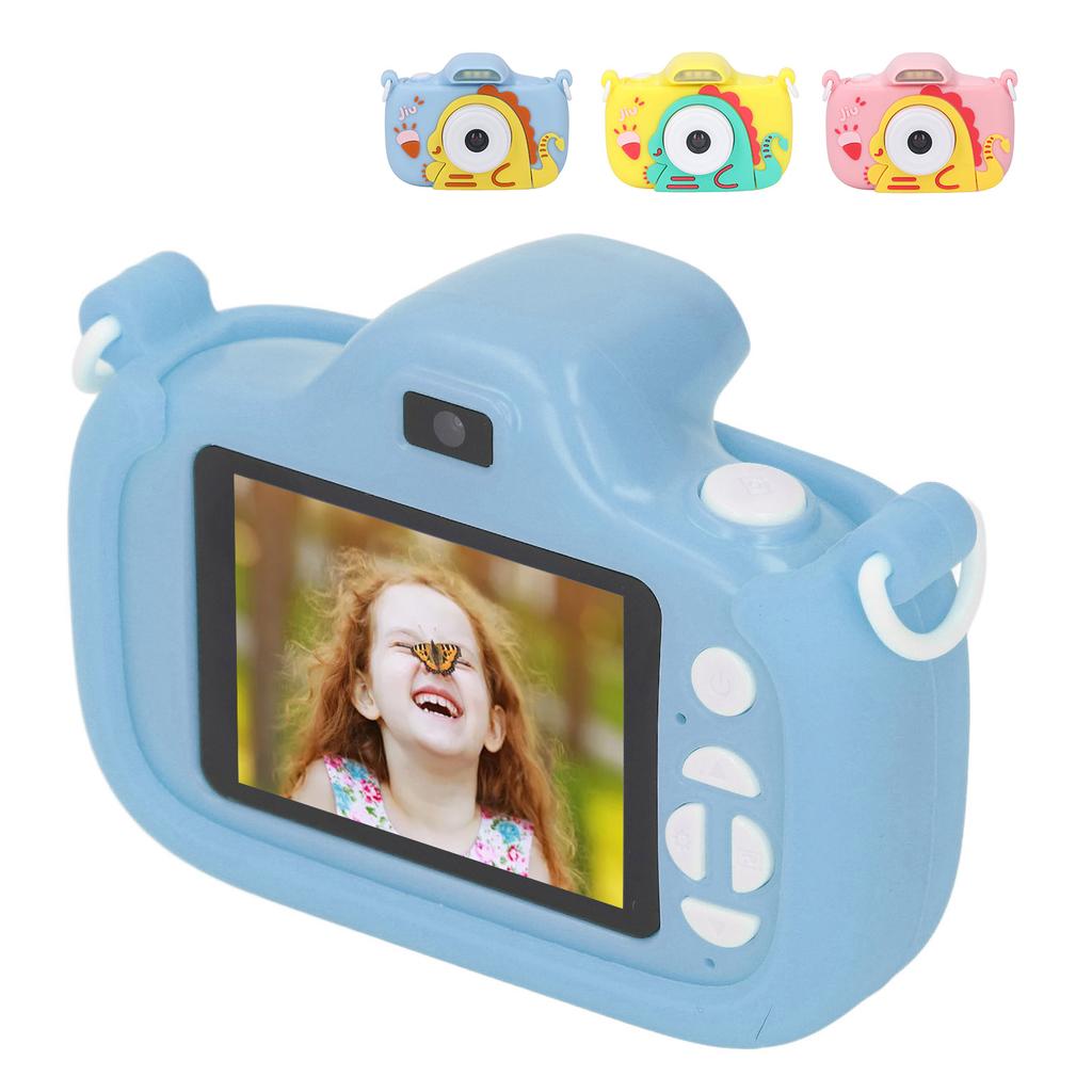 Детская камера с экраном 2,4 дюйма, разрешением 1080P и 8-кратным увеличением, светодиодная вспышка, симпатичный вид, запись видео, детская цифровая камера