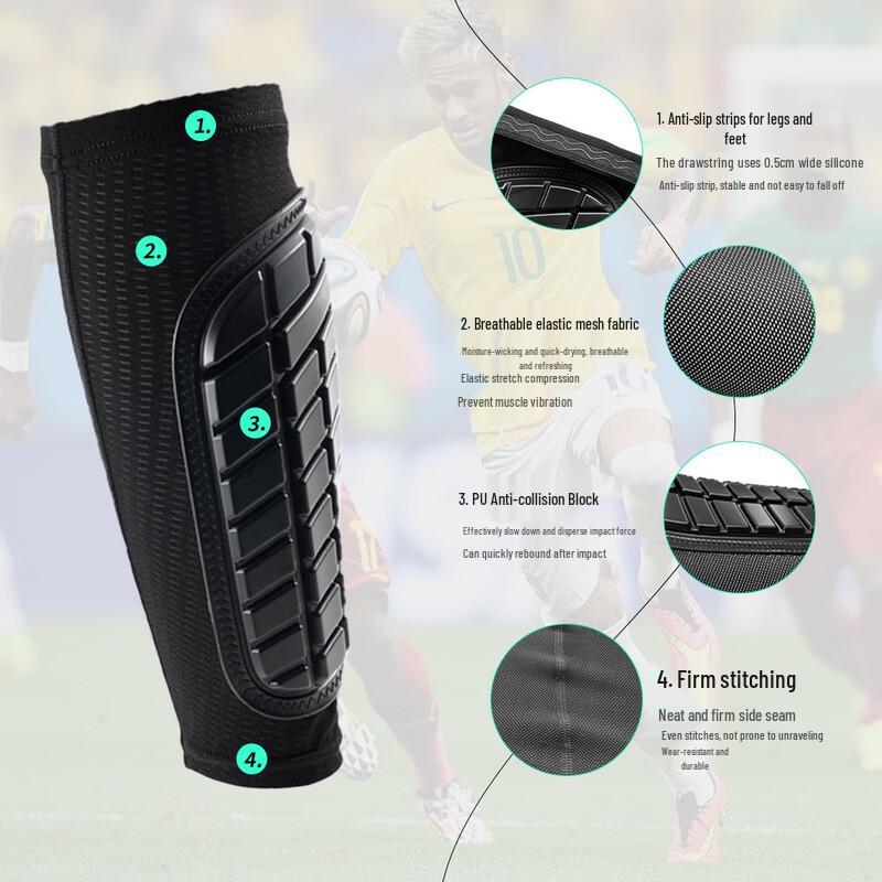 TLXT Breathable Soccer Shin Guards