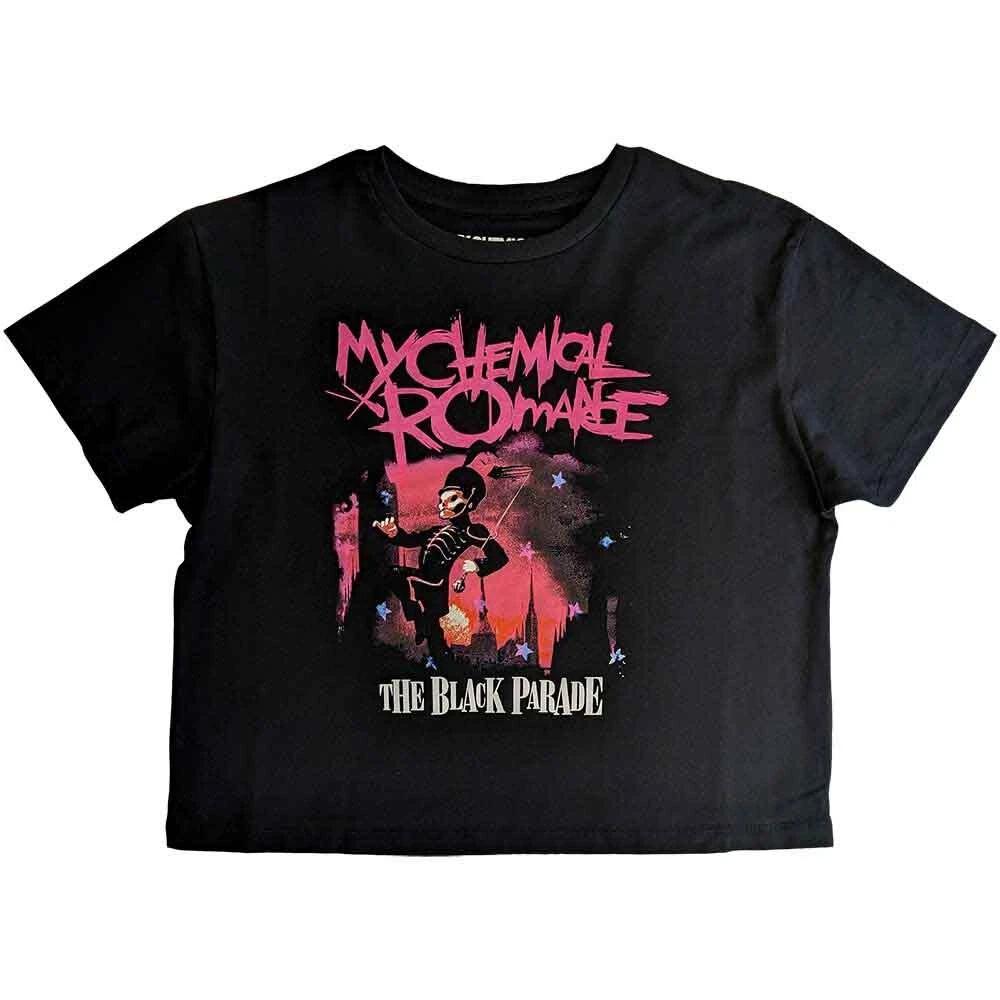 Женский укороченный топ My Chemical Romance: Март (большой)
