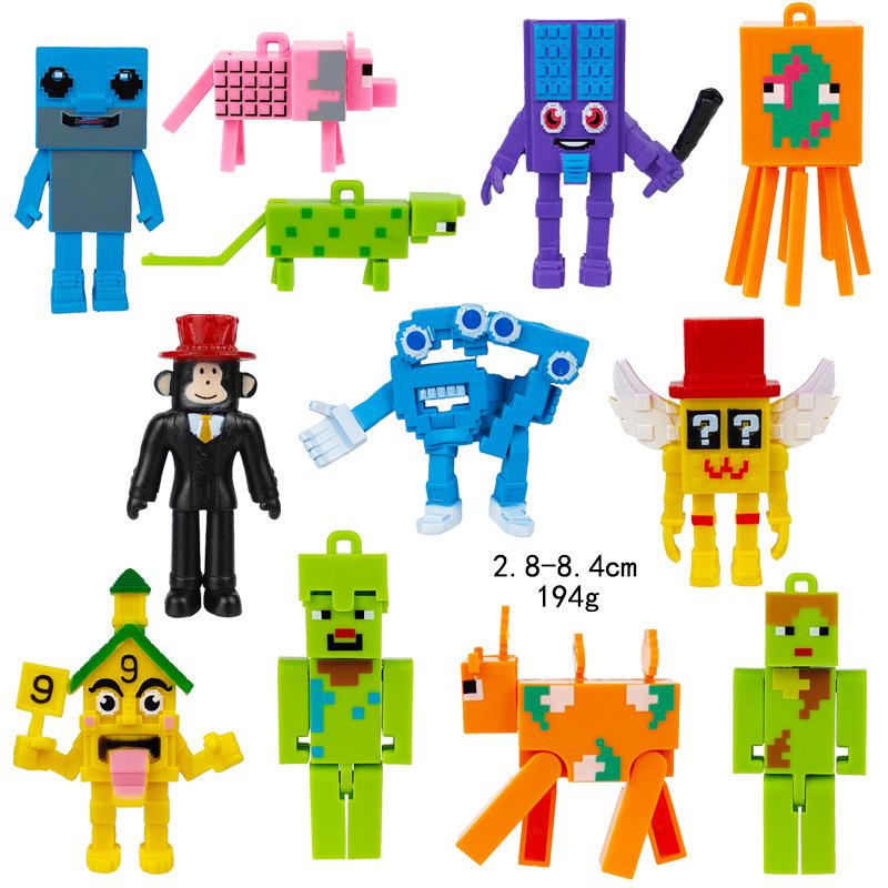 New Anime Figure Steal A Brainrot House No.9 Esok Sekolah Jandel 67 Figurines Toys Desk Decoration Statues Ornament Gift For Kid