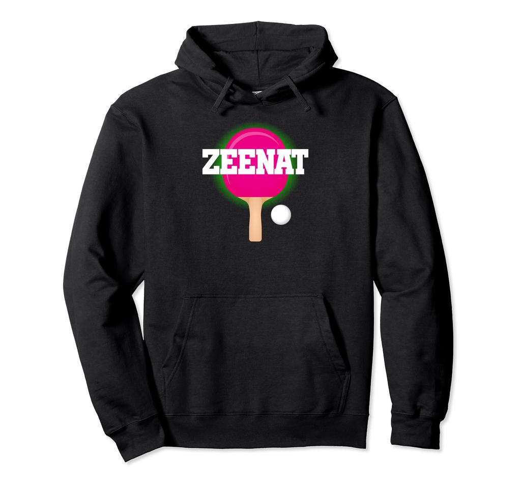 Zeenat Name Girls Table Tennis Ping Pong Game Racket Sports Hoodie