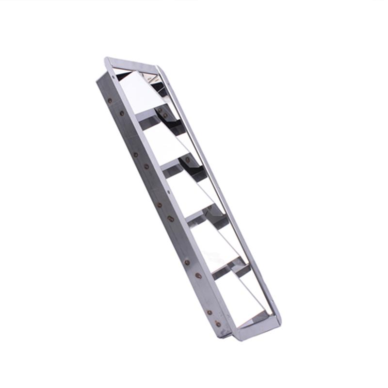 2X Boat Vents Air Louvered Stainless Steel Bilge Vents Grille Ventilation Marine Grill Cover