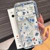 Цветочный чехол с клубникой для Samsung S26 Plus S25 S24 S23 S22 Ultra A57 A17 A07 A56 5G A36 A26 A16 A55 A54 A53 Ударопрочный TPU чехол